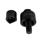 Maxbell 2 Piece Sheet Metal Punch Tool Hole Knockout Die and Punch for Metal