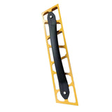 Maxbell Drywall Trowel Professional Plastering Trowel for Flooring Finishing Painter Black Yellow