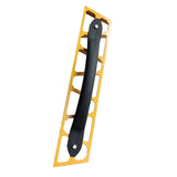 Maxbell Drywall Trowel Professional Plastering Trowel for Flooring Finishing Painter Black Yellow