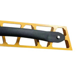 Maxbell Drywall Trowel Professional Plastering Trowel for Flooring Finishing Painter Black Yellow