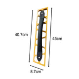 Maxbell Drywall Trowel Professional Plastering Trowel for Flooring Finishing Painter Black Yellow
