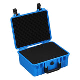 Maxbell Toolbox Storage Case with Sponge Tool Organizer for Hobby or Craft Workplace Blue