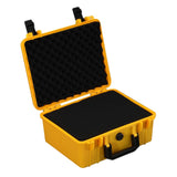 Maxbell Toolbox Storage Case with Sponge Tool Organizer for Hobby or Craft Workplace Yellow