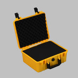 Maxbell Toolbox Storage Case with Sponge Tool Organizer for Hobby or Craft Workplace Yellow