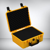Maxbell Toolbox Storage Case with Sponge Tool Organizer for Hobby or Craft Workplace Yellow