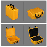 Maxbell Toolbox Storage Case with Sponge Tool Organizer for Hobby or Craft Workplace Yellow