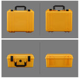 Maxbell Toolbox Storage Case with Sponge Tool Organizer for Hobby or Craft Workplace Yellow