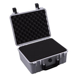 Maxbell Toolbox Storage Case with Sponge Tool Organizer for Hobby or Craft Workplace Grey