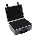 Maxbell Toolbox Storage Case with Sponge Tool Organizer for Hobby or Craft Workplace Grey