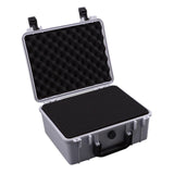 Maxbell Toolbox Storage Case with Sponge Tool Organizer for Hobby or Craft Workplace Grey