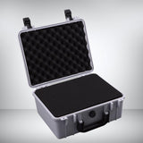 Maxbell Toolbox Storage Case with Sponge Tool Organizer for Hobby or Craft Workplace Grey