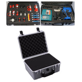Maxbell Toolbox Storage Case with Sponge Tool Organizer for Hobby or Craft Workplace Grey