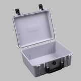 Maxbell Toolbox Storage Case with Sponge Tool Organizer for Hobby or Craft Workplace Grey