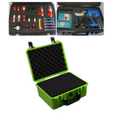 Maxbell Toolbox Storage Case with Sponge Tool Organizer for Hobby or Craft Workplace Green