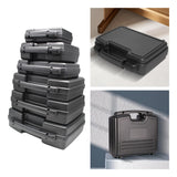 Maxbell Protective Toolbox with Sponge Multifunction Lockable Screws Carry Tools Box 265x210x80mm