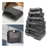 Maxbell Protective Toolbox with Sponge Multifunction Lockable Screws Carry Tools Box 265x210x80mm