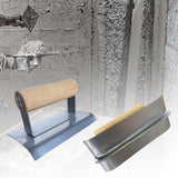 Maxbell Concrete Hand Edger Sturdy Concrete Finishing Tool for Cement Drywall Stucco A