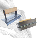 Maxbell Concrete Hand Edger Sturdy Concrete Finishing Tool for Cement Drywall Stucco A