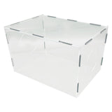 Maxbell Grinding Dust Box Acrylic Enclosed Dust Hood Polisher Dust Box for Polishing 35cmx25cmx25cm