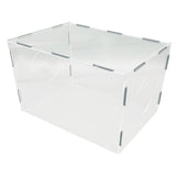 Maxbell Grinding Dust Box Acrylic Enclosed Dust Hood Polisher Dust Box for Polishing 35cmx25cmx25cm