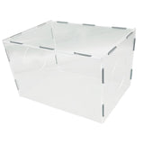 Maxbell Grinding Dust Box Acrylic Enclosed Dust Hood Polisher Dust Box for Polishing 35cmx25cmx25cm