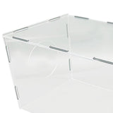 Maxbell Grinding Dust Box Acrylic Enclosed Dust Hood Polisher Dust Box for Polishing 35cmx25cmx25cm