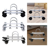 Maxbell 2x1 Pair Electric Heating Oil Heater Support Holder Replace Parts Replacements Black Wheel