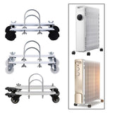 Maxbell 2x1 Pair Electric Heating Oil Heater Support Holder Replace Parts Replacements Black Wheel