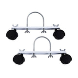 Maxbell 2x1 Pair Electric Heating Oil Heater Support Holder Replace Parts Replacements Black Wheel