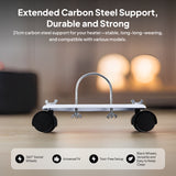 Maxbell 2x1 Pair Electric Heating Oil Heater Support Holder Replace Parts Replacements Black Wheel