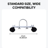 Maxbell 2x1 Pair Electric Heating Oil Heater Support Holder Replace Parts Replacements Black Wheel