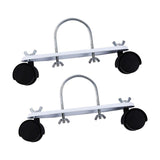 Maxbell 2x1 Pair Electric Heating Oil Heater Support Holder Replace Parts Replacements Black Wheel