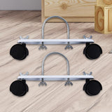 Maxbell 2x1 Pair Electric Heating Oil Heater Support Holder Replace Parts Replacements Black Wheel