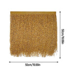 Straw Roof Thatch Decorative Synthetic Thatch Grass Roof for Hut Fence Beach Style C