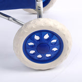 Maxbell 2x Utility Cart Wheel for Shopping Cart Travel Luggage Cart Luggage Trolley Blue
