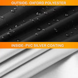 Maxbell Outdoors Lawn Mower Cover Outdoor Riding Mower Cover for Outdoors Protection