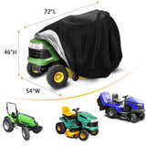 Maxbell Lawn Mower Cover Protection Riding Lawnmower Cover for Lawn Mower Storage 183cmx137cmx117cm