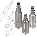 Maxbell 2xPressure Washer Hose Adapter Quick Connect Anti-twist Coupler for Lawns Care Style A