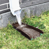 Maxbell Rain Downspout Splash Block Gutter Downspout Extensions for Lawn Garden Yard