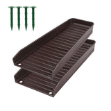 Maxbell Rain Downspout Splash Block Gutter Downspout Extensions for Lawn Garden Yard