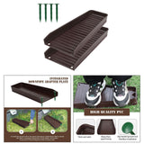 Maxbell Rain Downspout Splash Block Gutter Downspout Extensions for Lawn Garden Yard