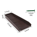 Maxbell Rain Downspout Splash Block Gutter Downspout Extensions for Lawn Garden Yard