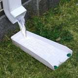 Maxbell Rain Downspout Splash Block Gutter Downspout Extensions for Lawn Garden Yard