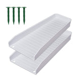 Maxbell Rain Downspout Splash Block Gutter Downspout Extensions for Lawn Garden Yard