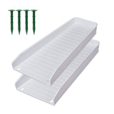 Maxbell Rain Downspout Splash Block Gutter Downspout Extensions for Lawn Garden Yard