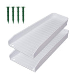 Maxbell Rain Downspout Splash Block Gutter Downspout Extensions for Lawn Garden Yard