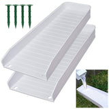 Maxbell Rain Downspout Splash Block Gutter Downspout Extensions for Lawn Garden Yard
