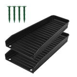 Maxbell Rain Downspout Splash Block Gutter Downspout Extensions for Lawn Garden Yard