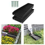 Maxbell Rain Downspout Splash Block Gutter Downspout Extensions for Lawn Garden Yard