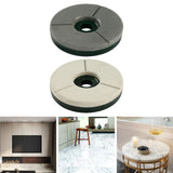 Maxbell Grinder Polishing Disc Buffing 150mm for Artificial Stone Granite Tombstones black
